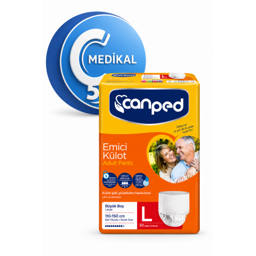 Canped Külot Bez L 30'lu