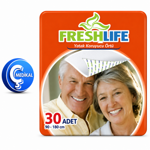 Freshlife Hasta Altı Yatak Koruyucu 90 x 180 30'Lu