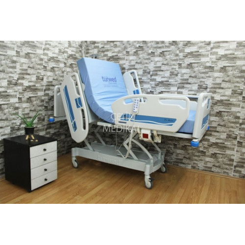 Full ABS 3 Motorlu Hasta Karyolası Derin Korkuluklu